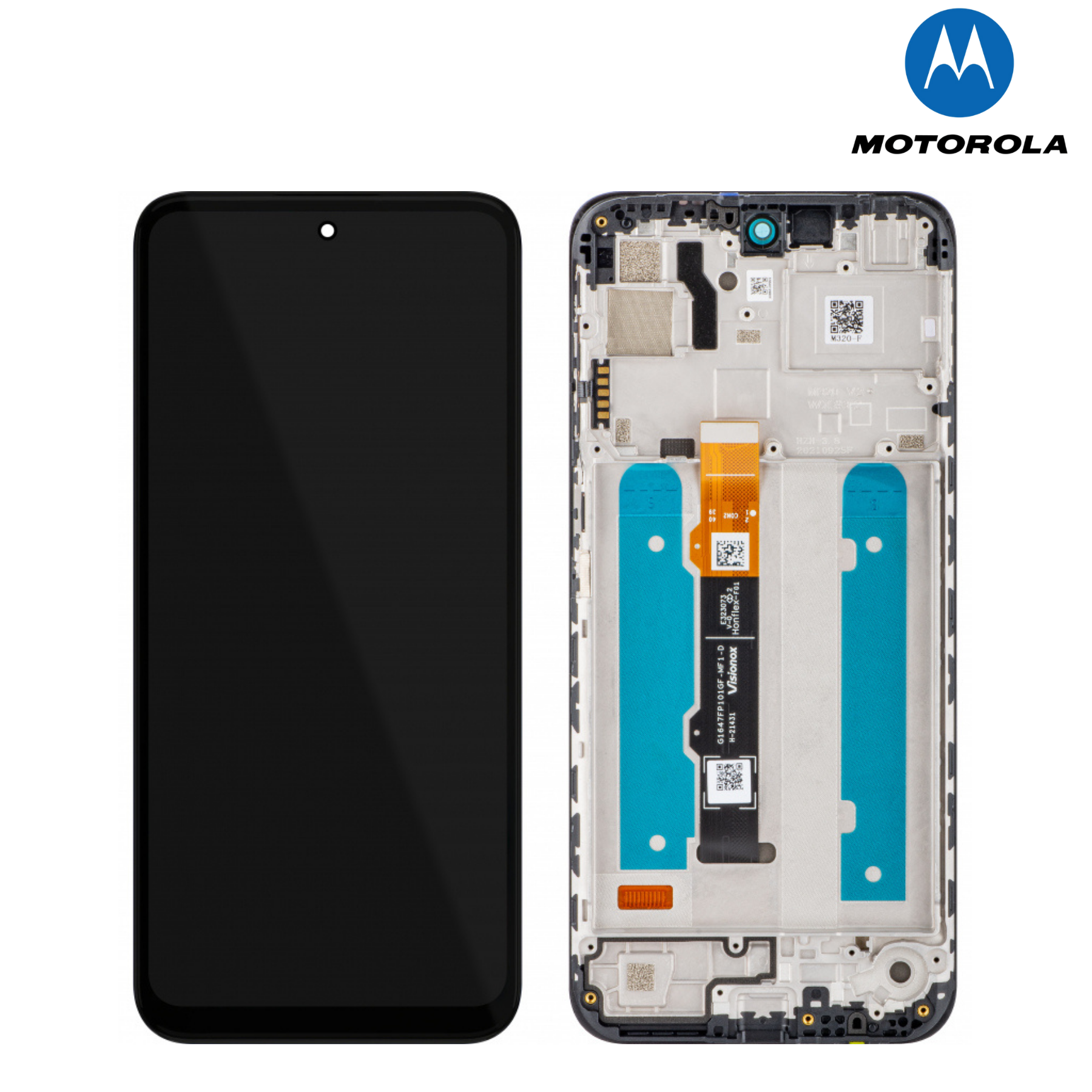 Motorola Moto E7 Plus Black Service Pack LCD